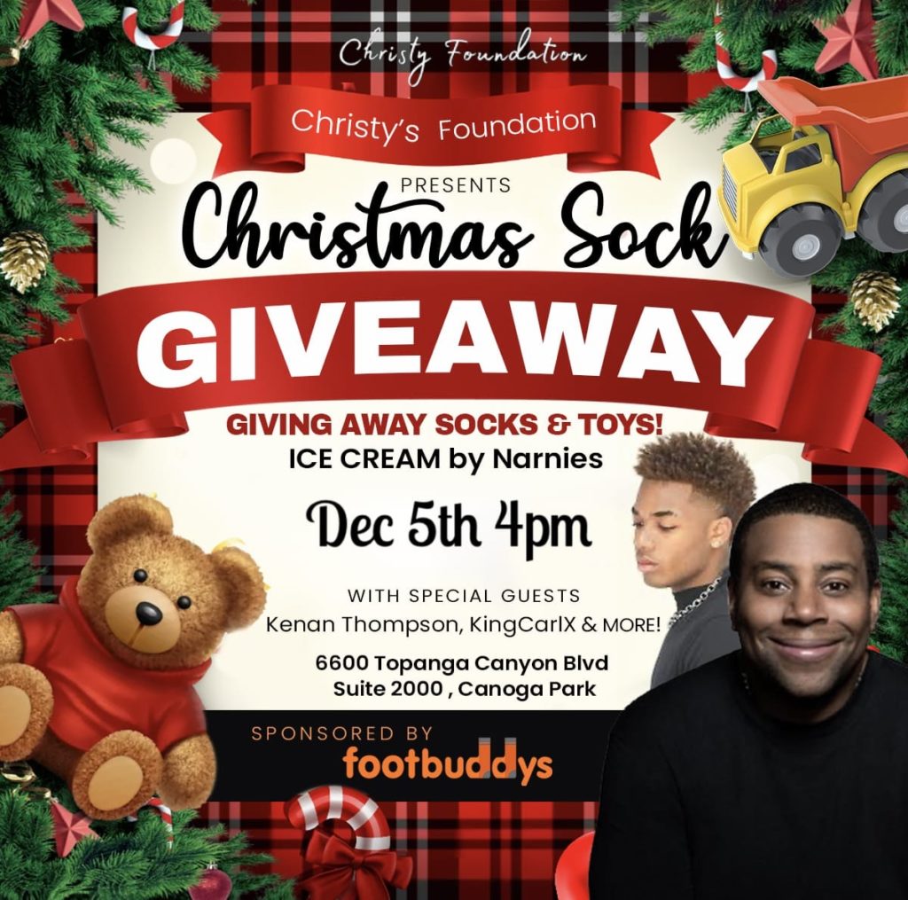 Event Alert! Christy’s Foundation X Footbuddy’s Celebrates the ‘Season of Giving’ With Kenan Thompson, And More!